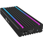 Carcasa SSD IB-1824ML-C31 RGB Negru, ICY BOX