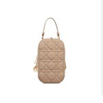 Dior Dior Lady Dior Phone Case Bag Beige