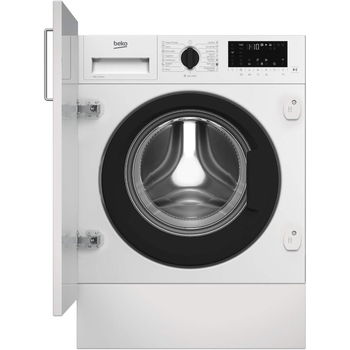 Masina de spalat rufe incorporabila BI5WBT681415W, 8 kg, 1400 RPM, Clasa A, ProSmart Inverter, AddXtra, Hygiene+ Steam, Silent Tech, SteamCure, Alb, BEKO