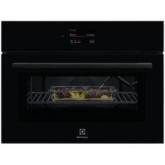 Electrolux Cuptor incorporabil Electrolux, LVL9E2XZ, Electric, 44 l, Functie microunda, Putere microunde 1000 W, TFT Activ, Conectivitate WI-FI, 90 de programe predefinite, Usa cu 3 straturi de geam, Grill, Senzor gatire, 2 tava emailate+1 gratar, Sticla, Electrolux Electrolux Cuptor incorporabil Electrolux, LVL9E2XZ, Electric, 44 l, Functie microunda, Putere microunde 1000 W, TFT Activ, Conectivitate WI-FI, 90 de programe predefinite, Usa cu 3 straturi de geam, Grill, Senzor gatire, 2 tava emailate+1 gratar, Sticla, Electrolux