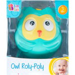 Bam-Bam Owl Roly-Poly jucărie cu activități 3m+ 1 buc, Bam-Bam