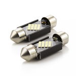 Set 2 becuri LED pentru interior si portbagaj, C5W/ C10W 41mm, 12V 3W, 240 lumeni