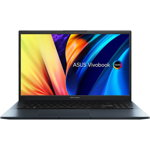 Laptop ASUS 15.6" Vivobook Pro 15 OLED M6500QC, FHD, Procesor AMD Ryzen™ 7 5800H, 16GB DDR4, 512GB SSD, GeForce RTX 3050 4GB, No OS, Quiet Blue