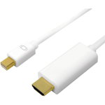 Cablu LogiLink, DisplayPort Mini - HDMI, alb, LogiLink