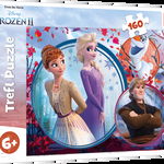 Puzzle Trefl Disney Frozen 2, Aventura surorilor 160 piese, Trefl