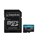 Card memorie Kingston Canvas Go! Plus memory card 64 GB MicroSD Class 10 UHS-I