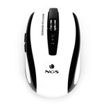 
Mouse Wireless Flea Advanced Alb 800/1600dpi, NGS
