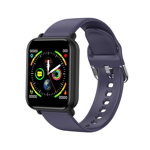 Ceas Smartwatch Techstar® R16, 1.3 inch IPS, Bluetooth 4.0 + EDR, Monitorizare Tensiune, Puls, Oxigen Sange, Pasi, Traseu, Albastru