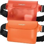 Spigen Spigen Universal Waterproof A620 Case & Waist Bag Sunset Orange AMP06021, Spigen