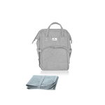 Rucsac accesorii bebelusi Tina, multiple compartimente, Grey