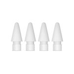 Set 4 varfuri pentru stylus, Pentru Apple Pencil 1st Gen/2nd Gen, Alb