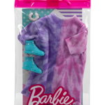 Set Barbie Fashion Tie-die Sweatshirt Dress Shoes Bracelet (hbv31) 