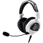 Casti Gaming Audio Technica ATH-GDL3WH, Stereo, Microfon (Alb)