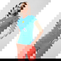 TSHIRT CASUAL F CAL PEGAS AZURE-M