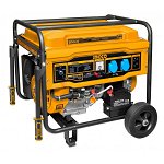 Generator curent electric, INGCO GE55003, Putere 5500W, Tehnologie AVR, Pornire Electrica, Monofazat, INGCO