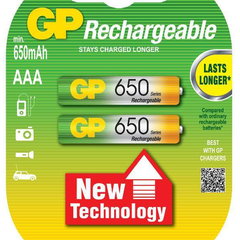 Baterii reincarcabile GP ReCyko AAA 650 mAh, 4buc