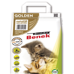 BENEK Super Corn Cat Golden 7 l Asternut igienic din porumb pentru litiera 4,4 kg, BENEK
