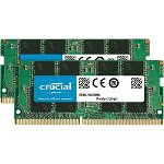 Memorie Laptop Crucial, Sodimm, 16GB 2x8GB, DDR4, 3200Mhz, 1.2V, CL22, Crucial