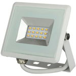 Proiector LED V-TAC 5943, 10W, 850 lumeni, IP65, lumina calda, alb