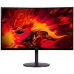 Monitor Gaming LED Acer Nitro 27inch XZ270UPbmiiphx, WQHD (2560 x 1440), HDMI, DisplayPort, Ecran curbat, 165 Hz, 1 ms (Negru), Acer