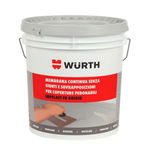 Membrana lichida hidroizolanta elastica ranforsata (gri) 20 kg Wurth, WURTH