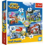 Puzzle Trefl 4 in 1 - Super Wings, 12/15/20/24 piese