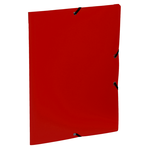 Mapa din plastic, A4, rosu, cu elastic, VIQUEL Rabats