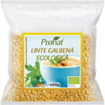 Linte galbena, eco-bio, 400g - Pronat, Pronat