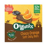 Batoane din ovaz integral cu cacao Organix Bio Choco Orange, +12luni, 6x30g