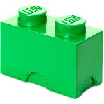 Cutie Depozitare Lego 1 x 2 Verde Inchis