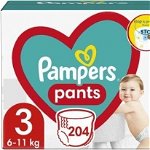 Pampers PAMPERS MTH PANTS 3-MIDI 204, Pampers