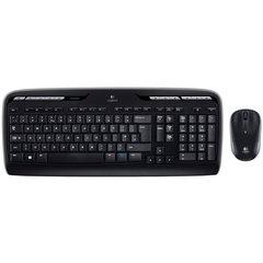 Kit Tastatura si Mouse MK330 Combo 920-008533 Wireless Layout DE Negru, Logitech
