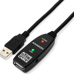 Cablu Axagon ADR-205 USB 2.0 - USB 2.0 Repeater 5m Black, Axagon
