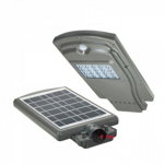 Lampa Stradala Proiector LED 20W cu panou solar si senzor de miscare, Business Marketing