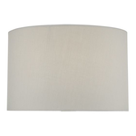 Abajur Funchal Grey Cotton Drum Shade 33cm, dar lighting group