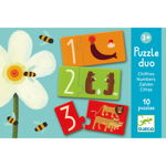 Jucarii Educative Puzzle duo Djeco Numere, Djeco