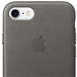 Husa de protectie APPLE pentru iPhone 7, piele, storm gray