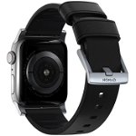 Accesoriu smartwatch Active Pro compatibila cu Apple Watch 4/5/6/7/8/SE/Ultra 42/44/45/49mm Black/Silver, NOMAD