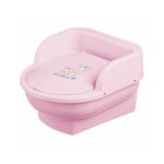 Maltex baby - Olita copii, mini toaleta, recipient detasabil, Zebra Light Pink,, Maltex Baby