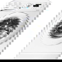 Masina de spalat rufe Slim Indesit BWSA71251WEEN, 7 kg, 1200 RPM, Clasa E, Push&Go, Motor Universal, Alb