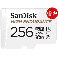 Card MicroSD pentru supraveghere video, Sandisk, V30, 256 Gb, SDSQQNR-256G-GN6IA