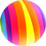Articol Minge PVC 230MM - Rainbow mix, Artyk