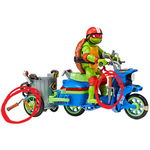 Motocicleta cu figurina Testoasele Ninja Haosul Mutantilor, PlayMates