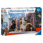Ravensburger - Puzzle Viata secreta a animalelor, 100 Piese