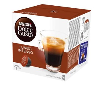 Cafea capsule Lungo Intenso, 16 buc, Nescafe - Dolce Gusto