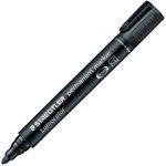 Marker permanent Staedtler Lumocolor varf rotund negru ST3529