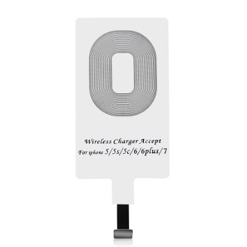 Receptor wireless Qi pentru Apple iPhone alb Choetech WP-IP-301WH, Choetech