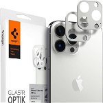 Sticla securizata Spigen pentru obiectivul camerei Spigen Optik Apple iPhone 13 Pro/13 Pro Max Argintiu [PACHET DE 2], Spigen