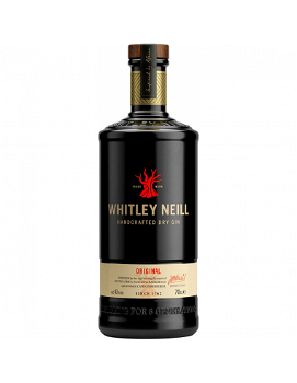Gin Whitley Neill Dry Original, 43% alc., 0.7L, Anglia, Whitley Neill