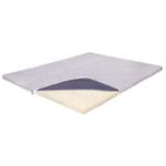 Topper Saltea Ortopedic 120x190 - Latex 5.5 cm, Husa cu Ioni de Argint, Ortopedicus